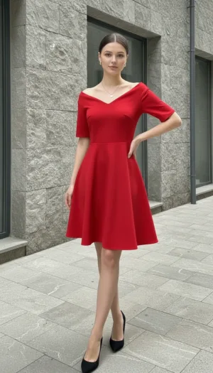 A-Line Mini Elbise